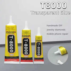 T8000 Clear Glue for Mobile Phone LCD Screen Repair and Jewelry, 15ml 50ml 110ml