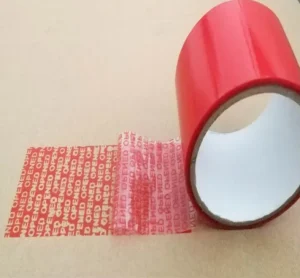 Tamper-Evident Carton Sealing Tape Open Void Hidden Message Custom Logo