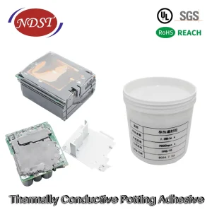 Thermal Gray White Silicone Two-Component Adhesive Sealant for PCB and Power Supply