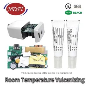 Thermal RTV Silicone Adhesive Sealant 300ml Waterproof Clear for Electronics Cooling