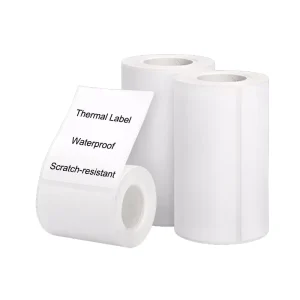 Thermal Self-Adhesive Blank White Barcode QR Code Price Tags Waterproof Oilproof Tear-Resistant Labels