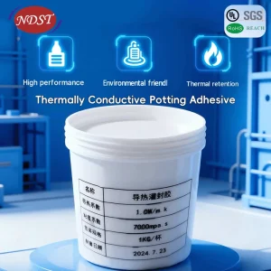 Thermally Conductive 2.0W/mK Silicone Electronic Potting Adhesive Waterproof Liquid >6KV Dielectric Strength V-0 Flame Retardant