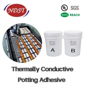 Thermally Conductive Flame Retardant Two-Component Silicone Adhesive Sealant for Sealed Electronics