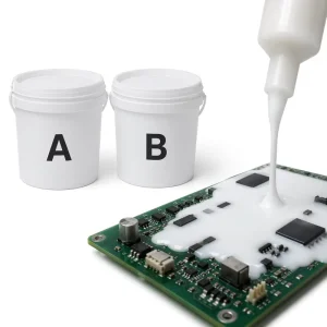 Thermally Conductive Silicone Potting Adhesive 6 kV Rated 2000 PSI for Electronic Gap Filling