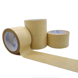 Thick Gummed Kraft Paper Adhesive Tape, Single-Sided, for Carton Sealing