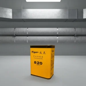 Tiger 820 High Viscosity Thermal Insulation Adhesive Air Duct Water Pipe Sealant Central Air Conditioning Pipeline Glue