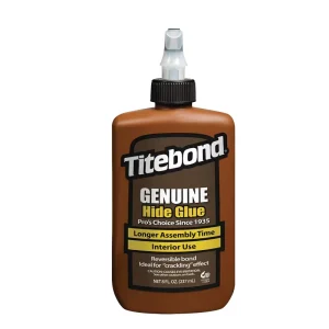 Titebond Genuine Hide Glue Woodworking Adhesive for Furniture Repair Musical Instrument Wood Bonding