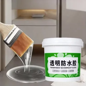 Transparent Acrylic Silicone-Based Waterproof Adhesive with Gloss Finish