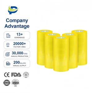 Transparent Adhesive Carton Sealing Tape 80 mm x 100 m