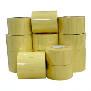 Transparent Self Adhesive Waterproof PET Labels Blank Printing Paper Stickers for Agriculture Use Rectangle Shape
