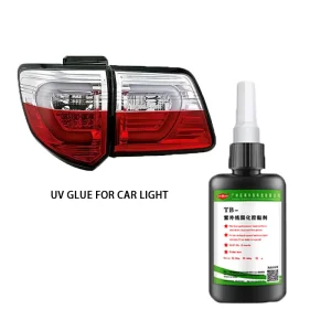 Transparent UV Glue for Car Lamp Repair Fast Curing High Strength Weather Resistant Crack Fix Adhesive