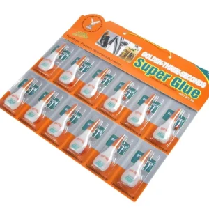 TrioLock Super Multi-Purpose 502 Dimethyl Methacrylate Super Glue Transparent Tube Adhesive for Bonding Metal, Leather, Glass, and Acrylic