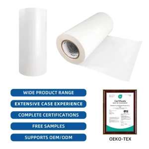 Tunsing Factory DS8613 Polyurethane Hot Melt Adhesive TPU Film Super High Quality Excellent Adhesion to ABS Textiles Leather