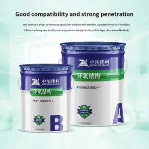 Two-Component Carbon Fiber Impregnating Adhesive, High-Strength Epoxy Structural Adhesive for Building Reinforcement