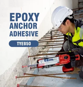 Two Component High Bonding Strength Epoxy Anchor Adhesive 390ML Red Grey Rebar Chemical Anchor Adhesive