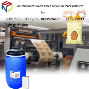 Two-Component Water-Based Laminating Film Composite Adhesive Milk White 10 Months Shelf Life