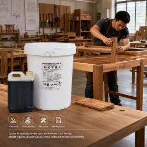 Two-Component Waterproof Wood Adhesive for Solid Wood Furniture and Board Bonding
