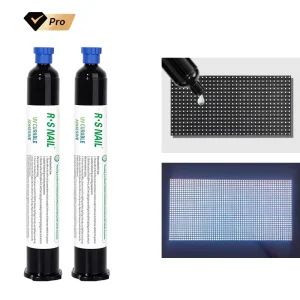 UV Electronic Adhesive for LED Mini Display Screen Repair, Low-Shrinkage UV-Curable Glue