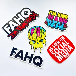 UV Resist Weatherproof Self Adhesive Label Printing Durable Waterproof Custom Logo PVC Vinyl Sticker Die Cut Custom Stickers