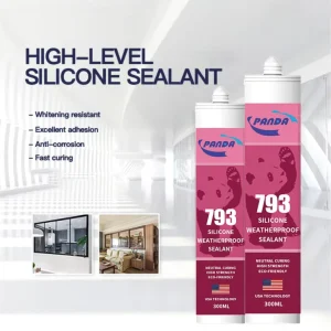 UV-Resistant Low-Modulus Silicone Sealant for Glass, Windows, Doors and Outdoor Construction