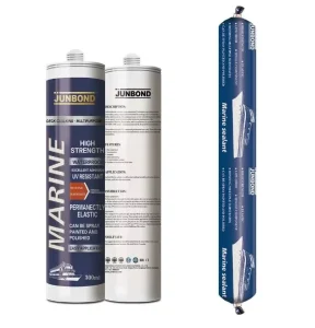 UV Resistant One-Component Marine Polyurethane Sealant For Boat Teak Decking Yacht Timber Floor Joints Black