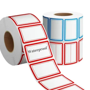 UV-Resistant Waterproof Adhesive Stickers Office Tear-Off Label Paper Durable Three-Layer Coated Paper Name and Price Labels