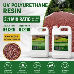 UV-Stable Two-Component Polyurethane Resin Binder for Resin-Bound Gravel Driveways