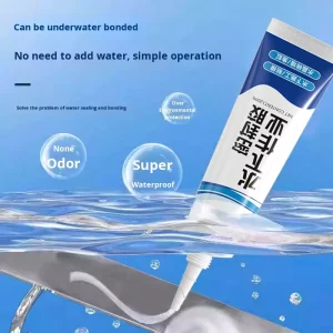 Underwater Silicone Adhesive Sealant for Aquarium, Glass Repair, Construction, and Transportation
