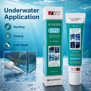 Underwater Silicone Bonding Sealant for Aquarium Pool Pond and Water Tank Leak Repair