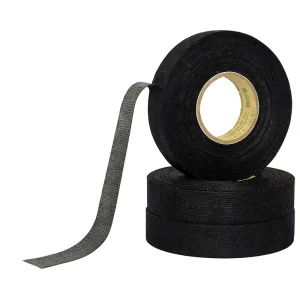 Velvet Cloth Wire Harness Tape High Temperature Self Adhesive High Voltage Insulation for Engine Bay Wire Loom Noise Reduction