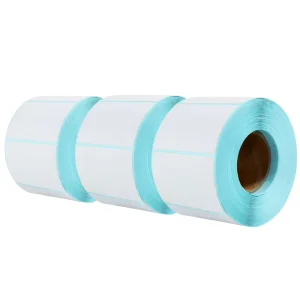 Warehouse Logistics Waterproof Thermal Barcode Labels, 50 x 30 mm, Self-Adhesive Vinyl UPC Stickers