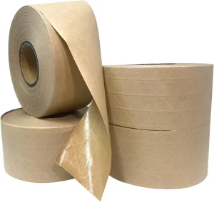 Water-Activated Gummed Kraft Paper Tape for Carton Box and Photo Frame Sealing