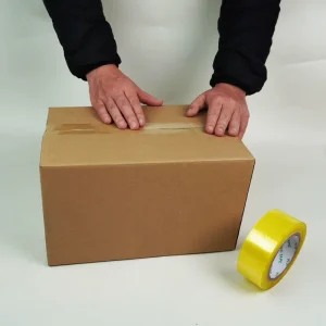 Water Activated Hot Melt Acrylic Bopp Single Sided Carton Sealing Tape 5m