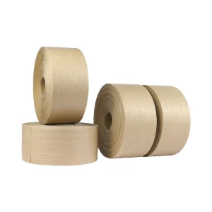 Water Activated Kraft Tape Strong Biodegradable Waterproof for Carton Sealing