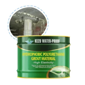 Water-Soluble Polyurethane Liquid Plugging Agent for Waterproofing Tunnels and Mines