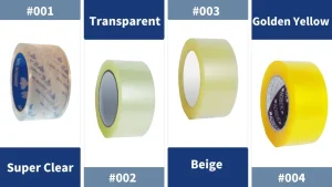 Waterproof BOPP Acrylic and Hot-Melt Adhesive Single-Sided Carton Sealing Tape
