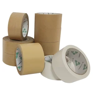 Waterproof Biodegradable Adhesive Kraft Paper Tape for Mounting Writing Tearing Shielding Sealing and Packaging
