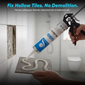 Waterproof Construction Adhesive 24Pcs Clear Nail Free Glue for Mirror Hanging and Furniture Repair