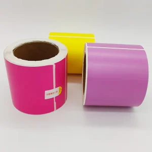 Waterproof Die-Cut Clear Transparent Self-Adhesive Logo Labels