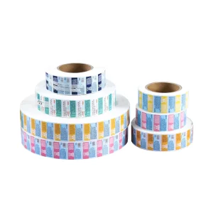 Waterproof Eco-Friendly Glossy Lamination Custom Brand Logo Self-Adhesive Label Stickers Heart Shape CMYK/Pantone