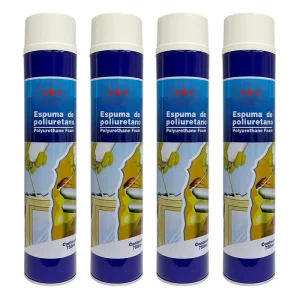 Waterproof Fast Drying 750 ml White Construction Furniture Liquid Polyurethane Foam