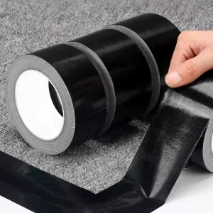 Waterproof Flexible Black Cloth Duct Tape for Multi-Purpose Repair and Bonding