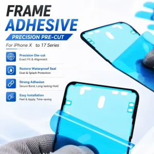 Waterproof Frame Adhesive for 17 Pro Max 16 15 14 13 12 11 XS XR Plus Mini Screen Repair
