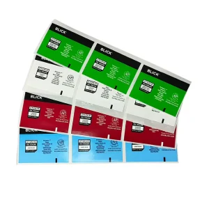 Waterproof Matte-Finish Self-Adhesive PE Label for Paint Bottles and Art Supply Packaging