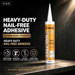 Waterproof No Nail Adhesive High Viscosity Super Glue No Drill Fixing Glue for Bathroom Kitchen Accessories