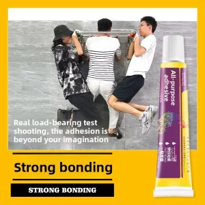Waterproof Odorless Adhesive Glue for Wall Hooks, Mirrors, and Tiles, 20g
