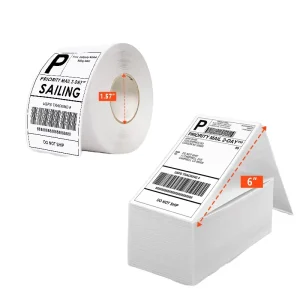 Waterproof Paper Adhesive Labels Thermal Paper Shipping Labels 4×6 Thermal Paper
