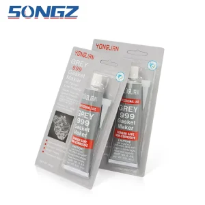 Waterproof Sealing 100% Silicone Gasket Maker Grey 999 Sealant For Water Pumps Thermostat Housing
