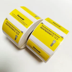 Waterproof Self Adhesive Label Sticker Roll Adhesive Thermal Label 80mm for Product Packaging