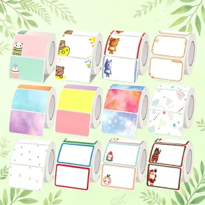 Waterproof Self Adhesive Label Stickers Durable Sticky Notes for Various Uses